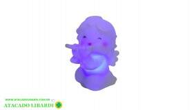 ENFEITE LUMINARIA 8CM ANJO C/LUZ F182708
