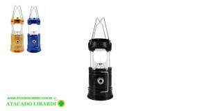 LANTERNA 1 LED 23CM 3W RECARREGAVEL BIVOLT IPMAX6130153