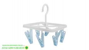 VARAL PLAST C/8 PRENDEDORES BA33070