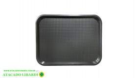 BANDEJA PLAST GARCOM 40X30CM EMBORRACHADA LT23415