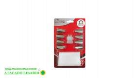 DECORADOR BOLO C/SACO 10PCS FUT225