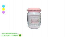 POTE VIDRO  430ML RET C/TAMPA 21312