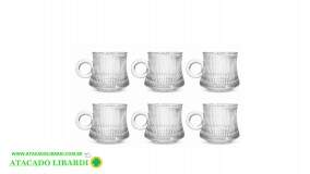 CONJ XICARAS 150ML 7CM 70ML VIDRO 6PCS GLS162