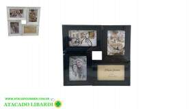 PORTA RETRATO 10X15 PLAST 4FOTOS PR85157
