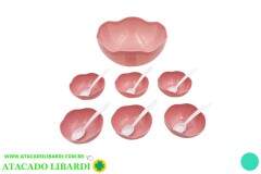 CONJ SOBREMESA TROPICAL 13PCS COLOR 01116