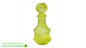GARRAFA VIDRO 16X7CM C/TAMPA 150ML LT20136