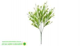 F.FLOR MINI PLASTICO X20 VERDE BRANCO 35CM 43929002