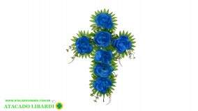 B.ROSA CRUZ X7 AZUL 48CM 88780003