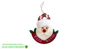 ENFEITE PELUCIA PENDENTE 20CM NOEL FELIZ NATAL WF1537