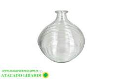VASO VIDRO 20X16,6CM DEC TRASNP 69798001