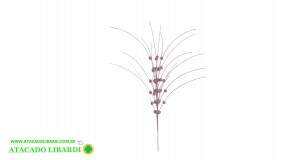 HASTE BOLINHAS 60CM C/GLITTER ROSA CLARO 99474006