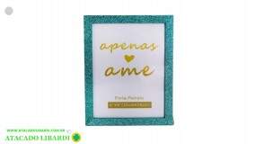 PORTA RETRATO GLITER15X20 HV MADEIRA FJ91589