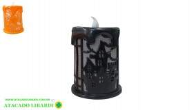VELA ELETRONICA 8CM LED HALLOWEEN NS329734