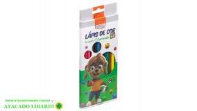 LAPIS COR 12 CORES SEXT BRW ECO LP1204