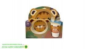 KIT REFEICAO INFANTIL 5PCS SORT XH9749