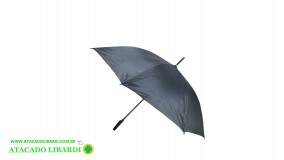 GUARDA CHUVA PORTARIA CABO CURVO PRETO 82CM MZ-049