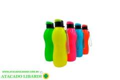 SQUEEZE PLAST FLIP TOP 600ML NEON COLOR 2176
