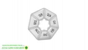 PORTA COMPRIMIDO PLAST 8,3CM SEMANA COLOR 1952