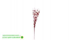 HASTE BOLINHAS 90CM C/GLITTER VERMELHO 99459003