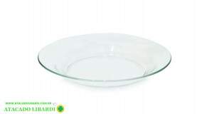 PRATO FUNDO VIDRO 21,5CM LISO WG21828