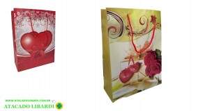 SACOLA PAPEL PRESENTE 18X23X10CM ASH850065
