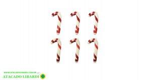 ENFEITE PENDENTE 8CM 6PCS BENGALA NT0395