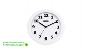 RELOGIO PAREDE 24CM RED BRANCO 191300E 021