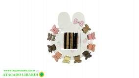 KIT ACESSORIOS PARA CABELO 20PCS COLOR DT8493