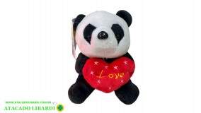 PELUCIA URSO CORACAO 18CM AZ00469