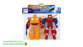 BLISTER ROBO 12CM TRANSF 2PCS GUNDAM EXTREME BA01326