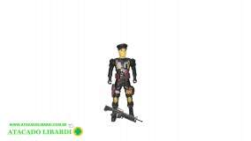 BLISTER BONECO SOLDADO 17CM BA14201