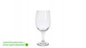 TACA VINHO VIDRO 22CM 615ML 1516