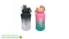 GARRAFA PLAST 950ML C/CANUDO SPORT HG79077