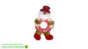 ENFEITE PORTA 18CM NATAL SORT NT0417
