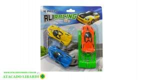 BLISTER PISTA C/CARRO E LANCADOR 4PCS BNO269