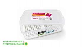 PORTA FRIOS PLAST 27X7CM 2300ML C/DIVISORIA 7011/0