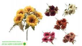 BUQUE GERBERA ENV  X7 40CM BG507096E