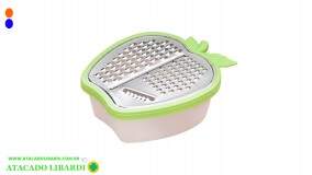 POTE C/RALADOR PLAST 16,6X3,5CM COLOR LT23369