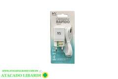 CARREGADOR CELULAR USB TIPO C 2,4A BIVOLT MAXCAR125