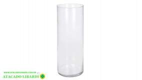 VASO CILINDRO PLAST 10X10X24,5CM DV81457