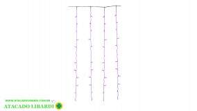 CORTINA  500 LED 3X3M 220V ROXO 49213001