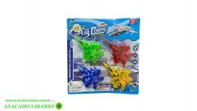 BLISTER AVIAO 10CM 4PCS COLOR TS89103A