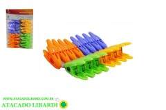 PRENDEDOR PLASTICO COLOR 16PCS MILHO 3904