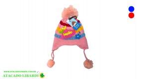TOUCA LA INFANTIL 18X20CM  UNISEX C/FORRO HL89219