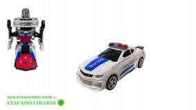 CARRO ROBO POLICIA 20CM TRANSFORM IPCP082579
