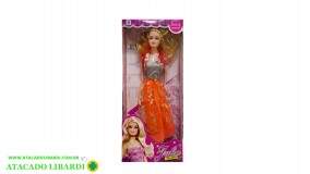 BONECA JULIA TOP MODEL 29CM FU1002M