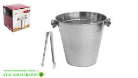 BALDE GELO INOX 900ML 12CM  GU5693