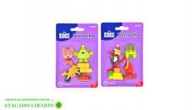 BORRACHA ESCOLAR  4PCS COLOR SORT ES0188