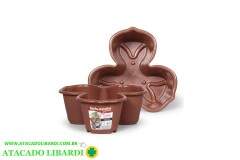 VASO PETALAS EMPILHAVEL 11,5L TERRACOTA 0525