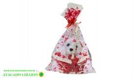 CESTO URSO C/CORACAO 25CM GF134034